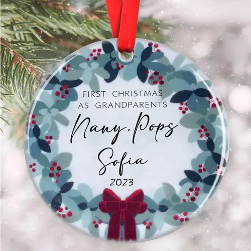 Vista 21 de Adornos familiares personalizados, adorno de Navidad familiar, decoración del hogar de Navidad, regalos de Navidad para la familia, adornos de árbol