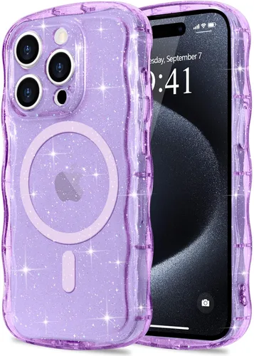 Vista 239 de Pepmune Funda magnética para iPhone 17 Pro Max, color rosa