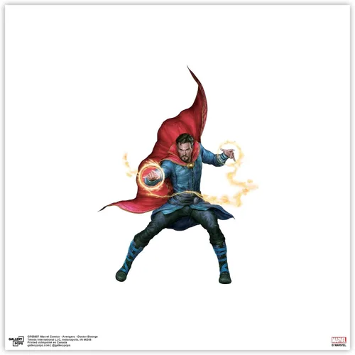 Vista 10 de Trends International Gallery Pops Marvel Comics Avengers - Póster de pared de Doctor Strange, 12 x 12 pulgadas, versión enmarcada en negro