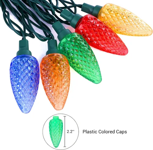 Vista 7 de DEWENWILS - Cadena de luces navideñas (35.4 in)