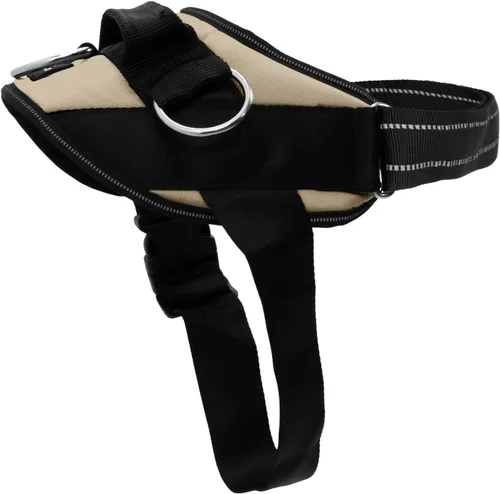 Vista 26 de ShawnCo Arnés esencial para perro, chaleco sin tirones para mascotas con 3 clips de correa, sin estrangulamiento, reflectante, ajustable
