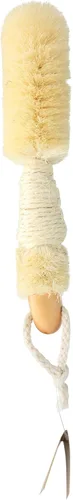 Vista 6 de Baudelaire Cepillo de baño de sisal para ducha, 9 pulgadas, cepillo tradicional de esponja de lufa de estilo japonés para una excelente exfoliación