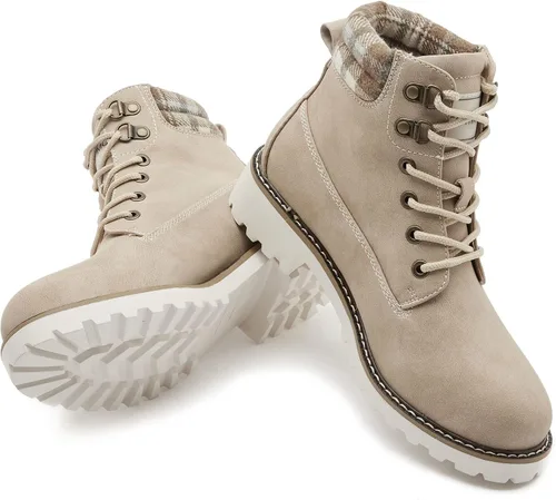 Vista 5 de COTTIMO Botas de invierno antideslizante con forro de piel para mujer