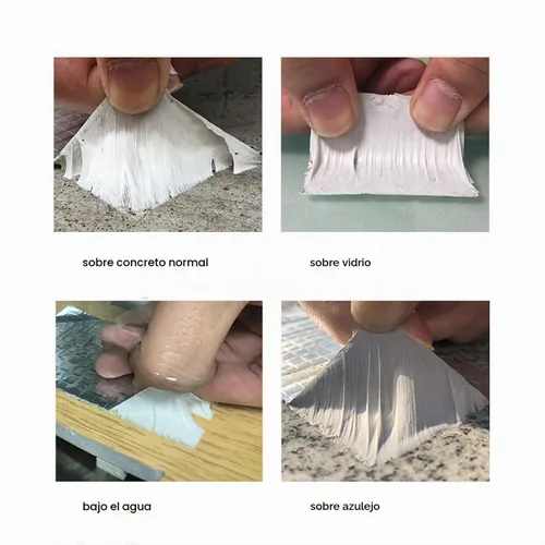 Vista 2 de Cinta de butilo impermeable, cinta de sellado de butilo de papel de aluminio para fugas, cinta de goma butílica para cosechar barcos, sellado