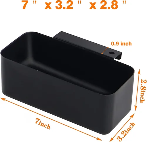 Vista 2 de Trampa de grasa para plancha Blackstone de 36 pulgadas, repuesto de recogedor de grasa de drenaje lateral con bandeja de aceite y taza de grasa