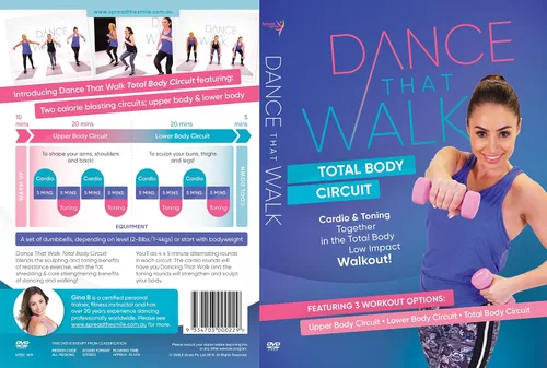 Vista 2 de Dance That Walk - Total Body Circuit Cardio and Toning in a Low Impact Walking Workout DVD