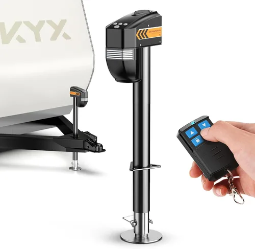 Vista 8 de KYX Gato eléctrico para remolque de 3500 libras, Elec A-Frame Tongue Jack
