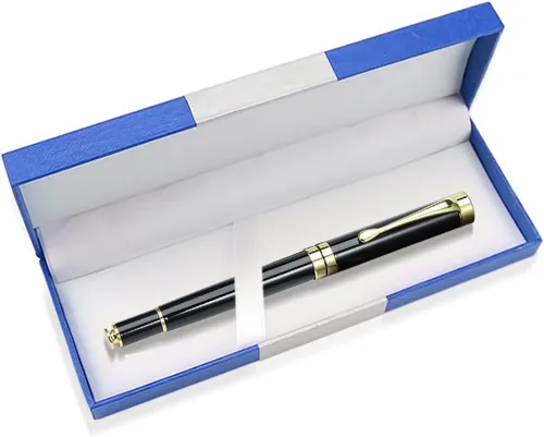 Vista 5 de Bolígrafos personalizados, el mejor juego de regalo de bolígrafo para hombres y mujeres, profesional, oficina ejecutiva, bonitos, bolígrafo negro