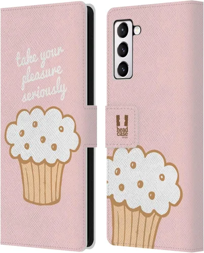 Vista 168 de Head Case Designs Assortment Cupcakes Happiness Leather Wallet Case Compatible with Samsung Galaxy A07 4G Surtido