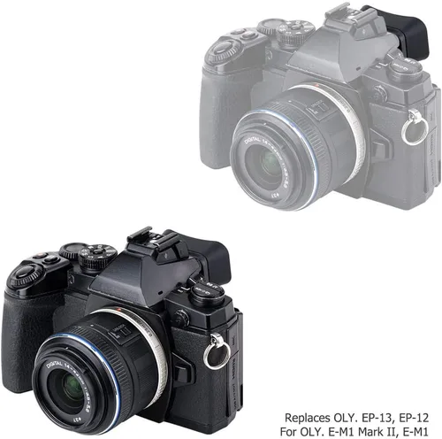 Vista 6 de Visor de cámara de silicona blanda Eyepiece para Olympus OM-D E-M1 Mark III & E-M1 Mark II y E-M1 cámara sin espejo, sustituye a Olympus EP-13 EP-12