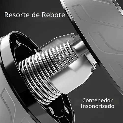 Vista 9 de AB Wheel Roller, Exercise Abdominal Wheel Fitness for Gym & Home, Core Work-out Strength-Training Roller Negro