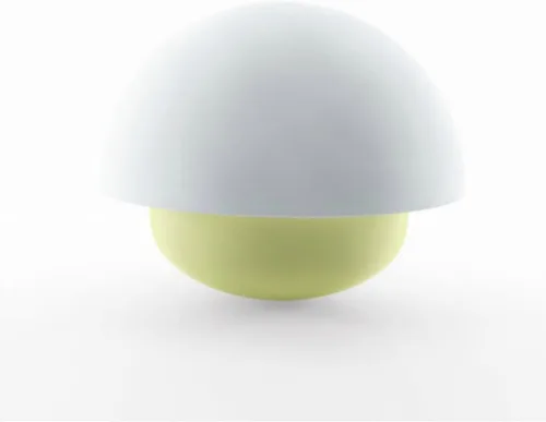 Vista 2 de Luz de seta LED Luz de noche de silicona USB Ambiente Lámpara de ambiente Sensor táctil Dormitorio Luz de mesita de noche (azul)