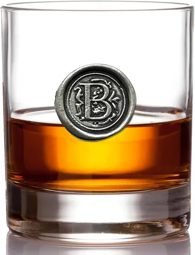 Vista 11 de English Pewter Company - Vaso de whisky antiguo de 11 onzas con inicial de monograma, regalos únicos para hombres, regalos personalizados con tu