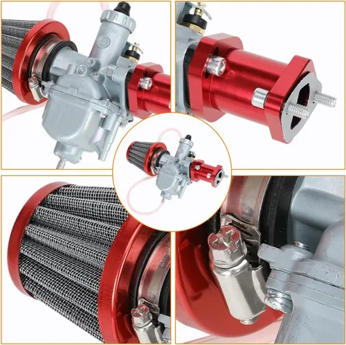 Vista 8 de FVRITO - Carburador de alto rendimiento VM22 de 26 mm para Predator 212cc 196cc Coleman CT200U BT200X Mini Bike KT196 Go Kart GX160 GX200 6.5hp