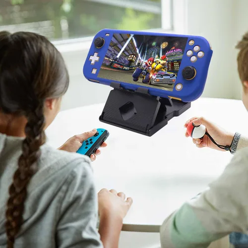 Vista 4 de GUTIAL Accessories Bundle for Nintendo Switch Lite - Cute Kawaii NS Lite Accessories kit for Grils Boys Kids with Carrying Case, Cartoon Cover Case