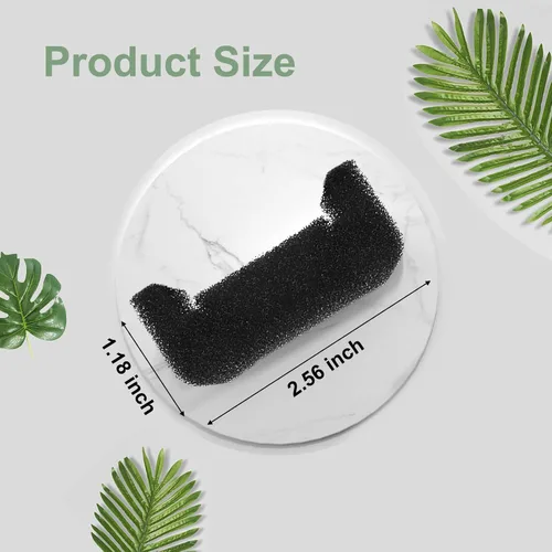 Vista 3 de Cirfifth Sponge - Paquete de 8/12 filtros de espuma para fuente de agua para gatos, filtros de fuente de repuesto para fuente de mascotas