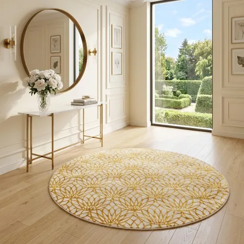 Vista 31 de Unique Loom Colección Marilyn Monroe Glam - Alfombra Dahlia (2 x 3 pies, Rectangular, Gris plateado/Plata)