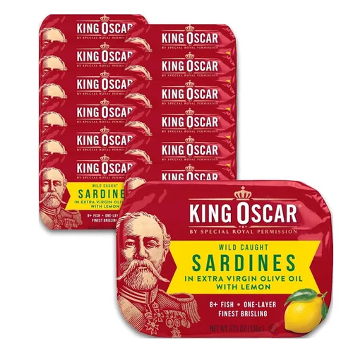 Vista 19 de King Oscar Sardinas en agua, latas de 3.75 onzas (paquete de 12)
