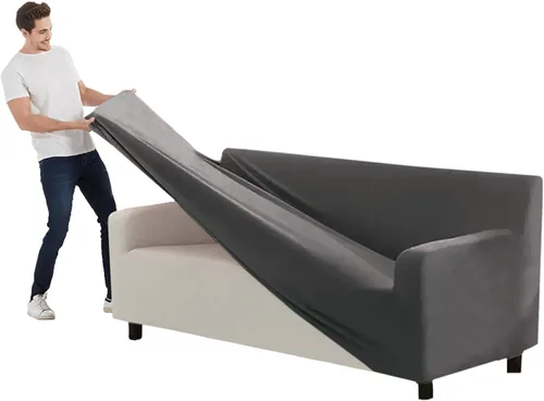 Vista 75 de Funda para Sofá de Terciopelo, Fundas Elásticas para Sofá para Funda Principal Separada/Respaldos y Cojines de Asiento, Funda para Sofá, para Fundas