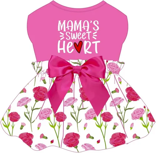 Vista 7 de Yikeyo Vestido de perro para primavera y verano, ropa de perro para perros pequeños, falda para perros pequeños, vestidos de cachorro, vestido