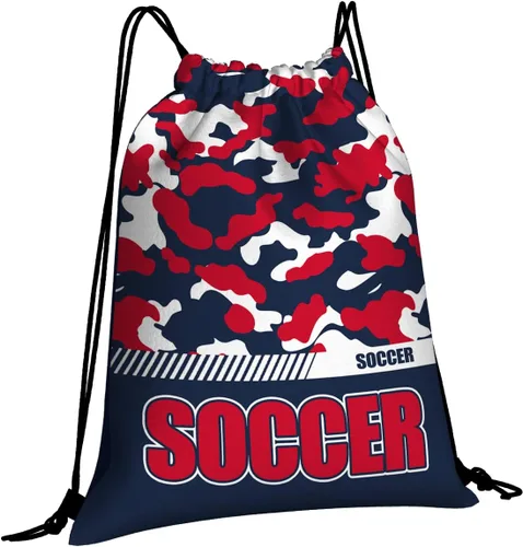 Vista 9 de Mochila con cordón impermeable para gimnasio, bolsas con cordón, bolsa de cuerda deportiva, mochila de camuflaje, Bolsas con cordón Cheer - Bolsas