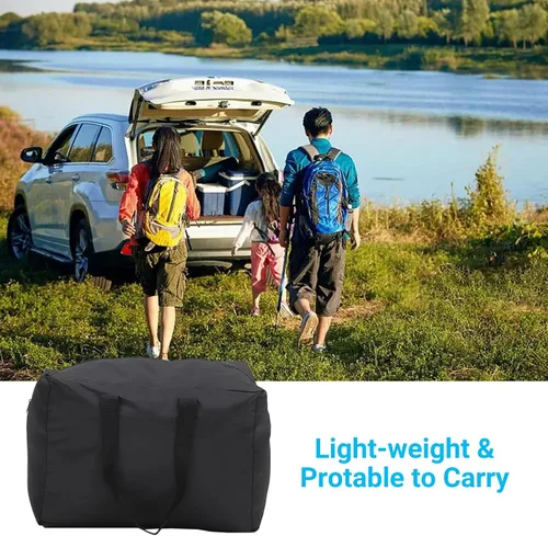 Vista 5 de Pantalla de proyector inflable de 20 pies, soporte para pantalla de cine al aire libre con soplador de aire silencioso y bolsa de almacenamiento