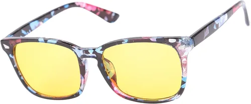 Vista 11 de Blue Light Blocking Computer Glasses for Women and Men Negro / Verde