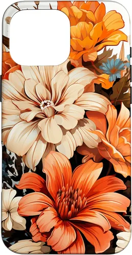 Vista 18 de Funda para iPhone 11 Pro Max Vintage Autumn Flower Fall Pumpkin Girl Women Fall