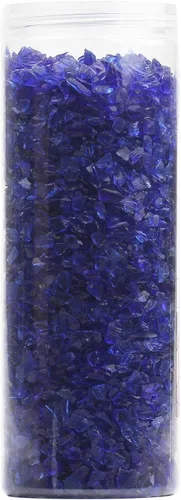 Vista 14 de ZenQ Vidrio triturado para manualidades, arte de resina, negro, 1.5 libras