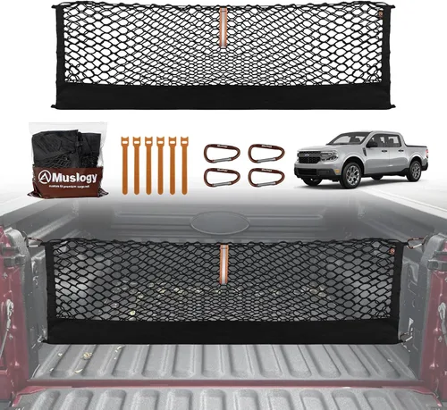 Vista 44 de Muslogy Red de carga para maletero estilo sobre compatible con accesorios Jeep Grand Cherokee L 2021-2024 2025, organizador de maletero de ajuste