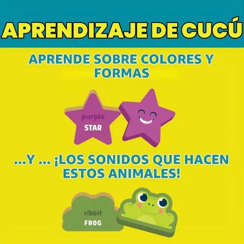 Vista 5 de Chuckle & Roar - Rompecabezas de 10 piezas con formas y animales para niños