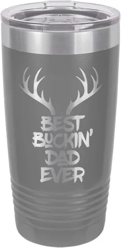 Vista 16 de Best BuCKIN Papá Ever-B - Vaso de bebida con pajita (20 onzas), color negro