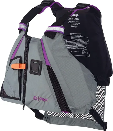 Vista 11 de Onyx Chaleco de remo dinámico MoveVent aprobado por la Guardia Costera y Transporte de Estados Unidos para adultos para kayak, piragüismo, surf