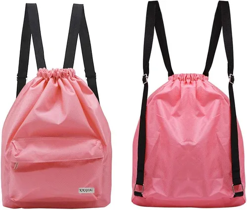 Vista 2 de KIKIGOAL Bolsa de natación separada seca y húmeda mochila portátil con cordón impermeable para gimnasio, deportes para piscina y playa