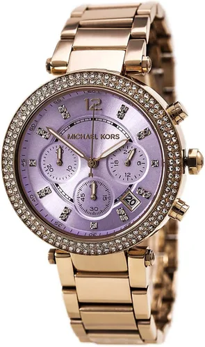 Vista 7 de Michael Kors MK6169 - Reloj Parker Oro RosaLila Mujer, Oro rosalila, MK6169 - Parker