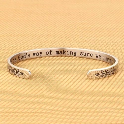Vista 3 de M MOOHAM - Pulseras para mujeres y niñas, con mantra, joyería motivacional, divertida, para mejor amiga, mamá, hija, hijo, hermana o sobrina