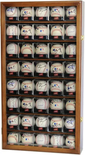 Vista 7 de Vitrina de 40 cubos de acrílico de béisbol (negro)