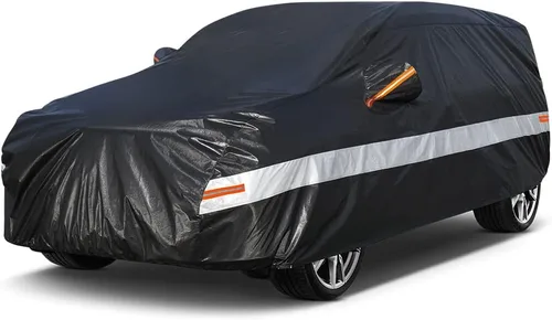 Vista 15 de Funda para automóvil SUV de ajuste personalizado para BMW X1/iX1 2009-2025, 100% impermeable, transpirable, para exteriores, protección contra