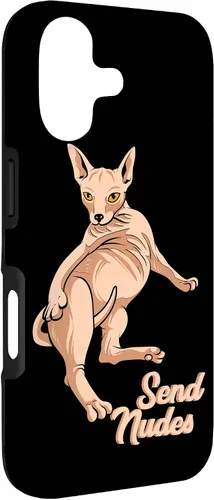 Vista 3 de Send Nudes - Nude Cat - Hairless Sphynx Cat Case for iPhone 17