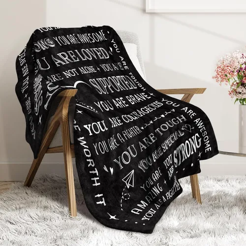 Vista 4 de SteadStyle Regalos para mujeres u hombres - Manta de "Get Well Soon", regalo de "Thinking of You" para papá, abuelo, hermano, amigo, compañero