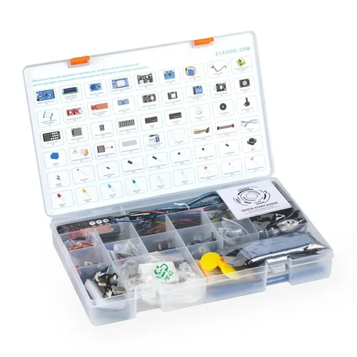 Vista 3 de Proyecto Mega 2560 de Elegoo. El juego de arranque más completo con TUTORIAL para Arduino Mega2560 UNO Nano Mega2560 Complete Starter Kit