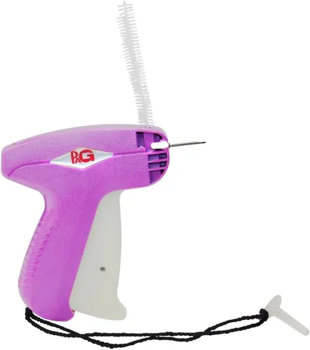 Vista 8 de PAG Pistola de etiquetado estándar para ropa con 5 agujas y 2000 sujetadores de púas de 2 pulgadas, morado