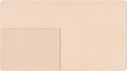 Vista 6 de Nekmit Almohadilla de cuero para escritorio, 17 x 12 pulgadas, plana, antideslizante, impermeable, albaricoque