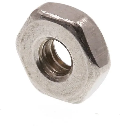 Vista 2 de Prime-Line 9074040 Tuercas hexagonales de tornillo de máquina, #6-32, grado 18-8 de acero inoxidable (paquete de 50)