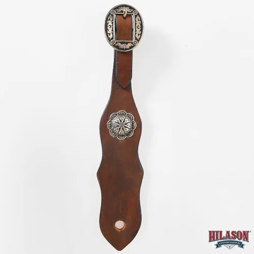 Vista 2 de HILASON Western Horse Tack Quick Change Buckle Slobber Straps Marrón oscuro