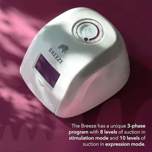 Vista 5 de Rumble Tuff Extractor de leche eléctrico Breeze con kits de colección clásica