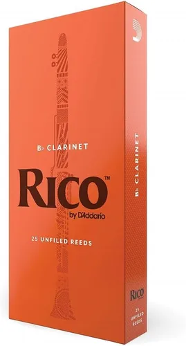 Vista 24 de D’Addario Woodwinds - Lengüetas para clarinete Rico Bb - RCA0315 - Fuerza 1.5, paquete de 3