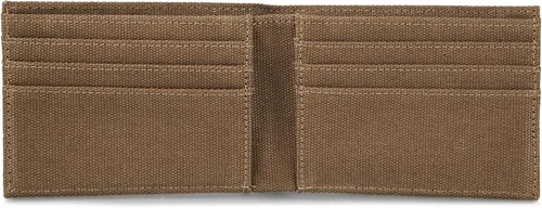 Vista 3 de WOLVERINE Men's Slim Wallet Money Clip RFID Protection ID Window Leather Canvas