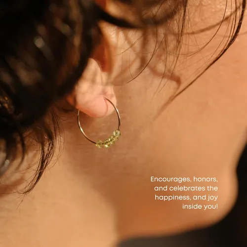 Vista 21 de SoulKu Gold Hoop Earrings for Women, 14k Gold Earrings, Delicate Jewelry