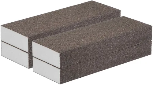 Vista 12 de HARFINGTON Bloques de esponja de lijado de grano medio, 4 unidades, bloque de lijado de espuma de grano 120-180 para pulir la cocina, paneles